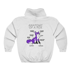 Fox Purple - Hoodie Hoodie Artworktee White S 