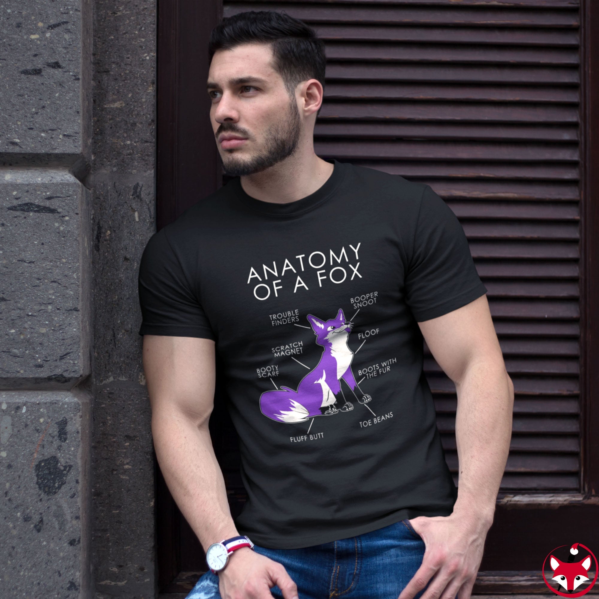 Fox Purple - T-Shirt T-Shirt Artworktee 