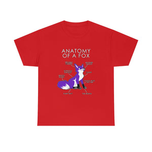 Fox Purple - T-Shirt T-Shirt Artworktee Red S 