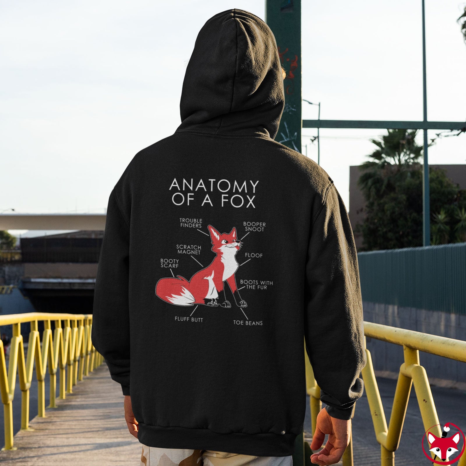 Fox Red - Hoodie Hoodie Artworktee 