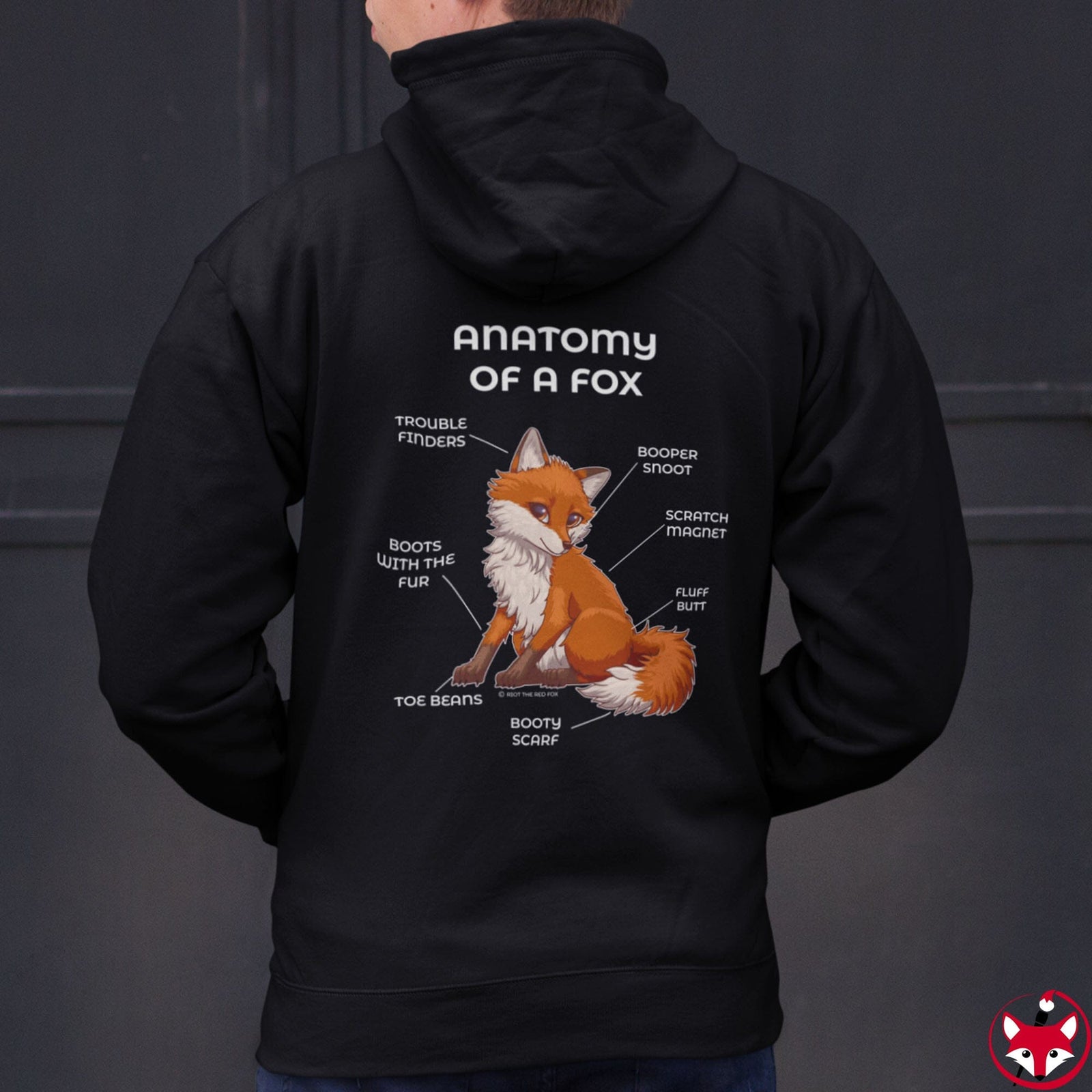 Fox Red - Hoodie Hoodie Artworktee 