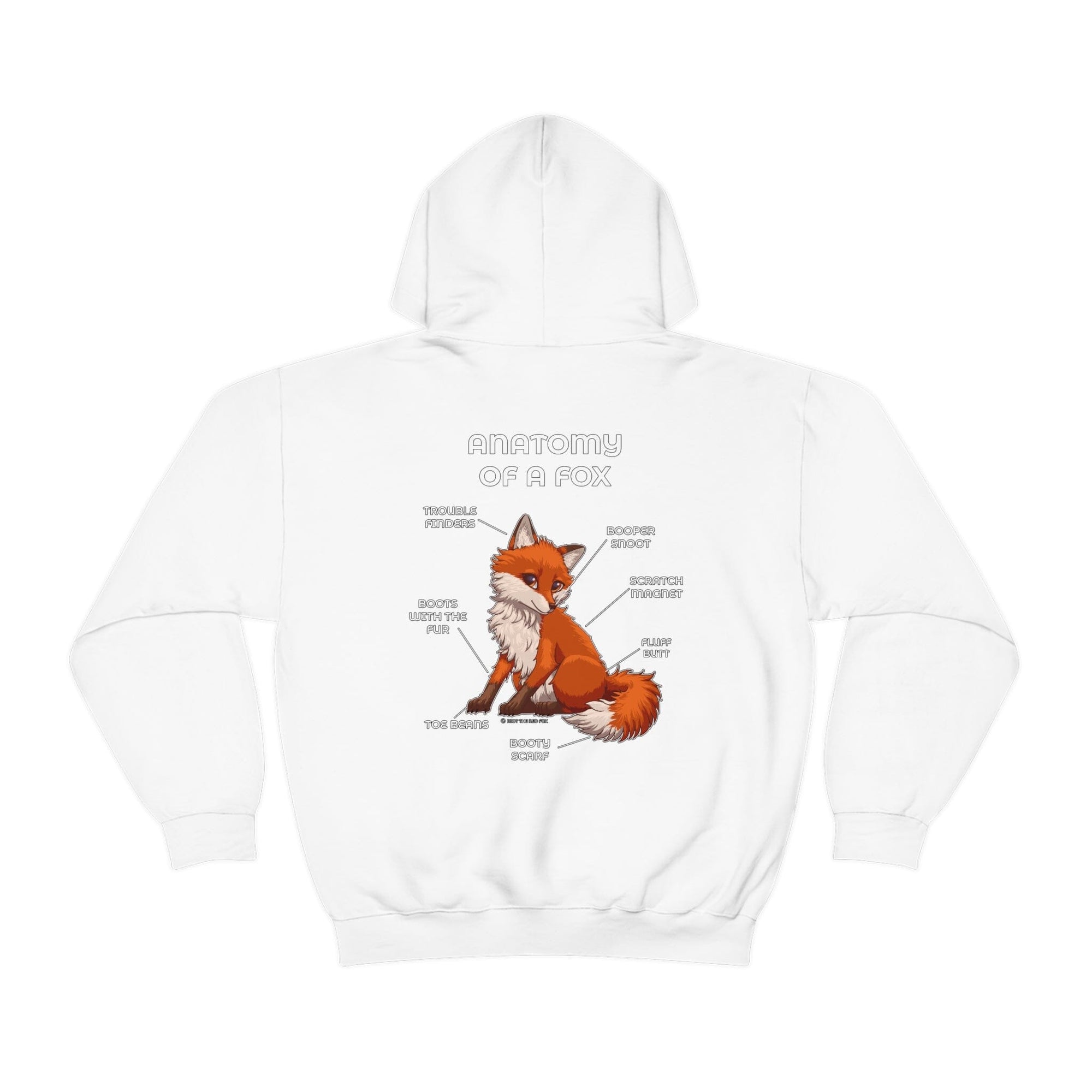 Fox Red - Hoodie Hoodie Artworktee White S 