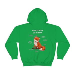 Fox Red - Hoodie Hoodie Artworktee Green S 