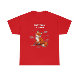 Fox Red - T-Shirt T-Shirt Artworktee Red S 
