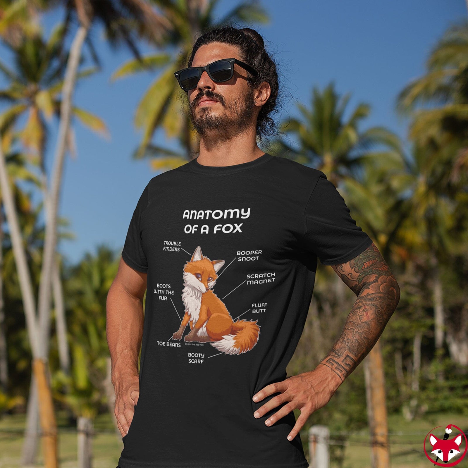 Fox Red - T-Shirt T-Shirt Artworktee 