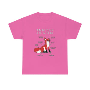 Fox Red - T-Shirt T-Shirt Artworktee Pink S 