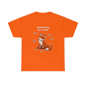 Fox Red - T-Shirt T-Shirt Artworktee Orange S 