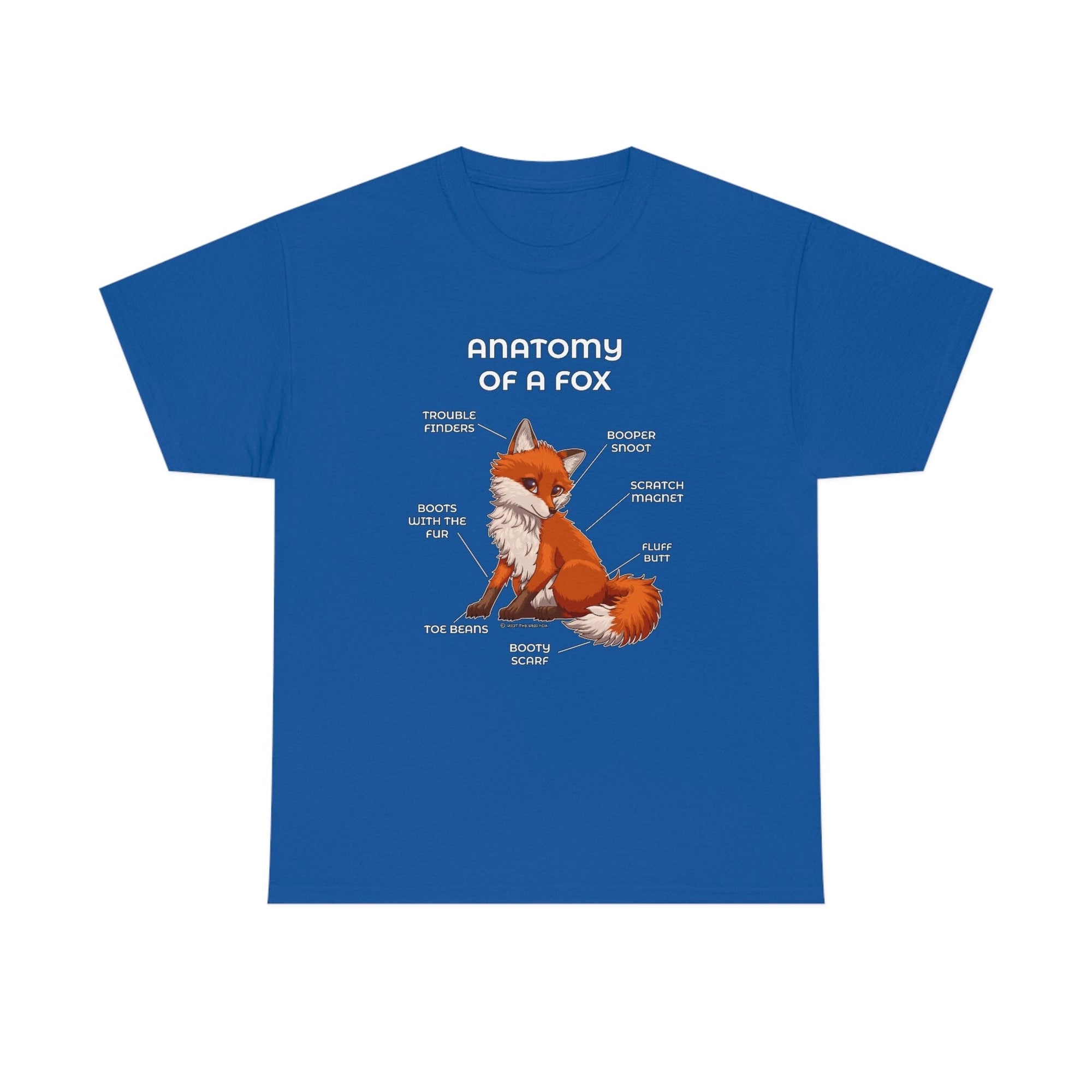 Fox Red - T-Shirt T-Shirt Artworktee Royal Blue S 