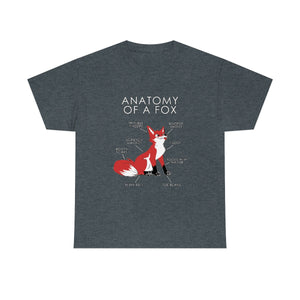 Fox Red - T-Shirt T-Shirt Artworktee Dark Heather S 
