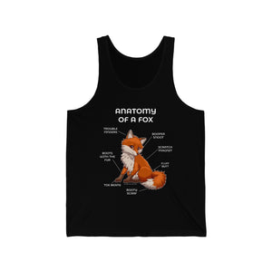 Fox Red - Tank Top Tank Top Artworktee Black XS 