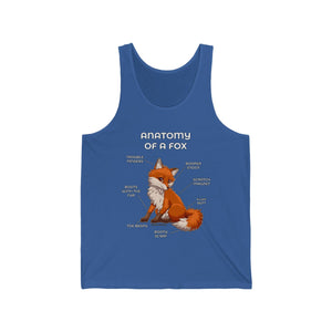 Fox Red - Tank Top Tank Top Artworktee Royal Blue XS 