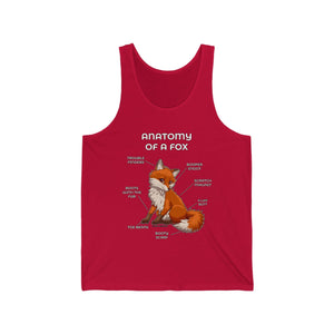 Fox Red - Tank Top Tank Top Artworktee Red XS 