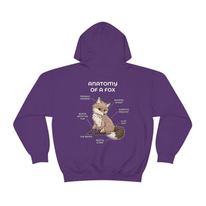Fox Sand - Hoodie Hoodie Artworktee Purple S 