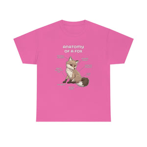 Fox Sand - T-Shirt T-Shirt Artworktee Pink S 