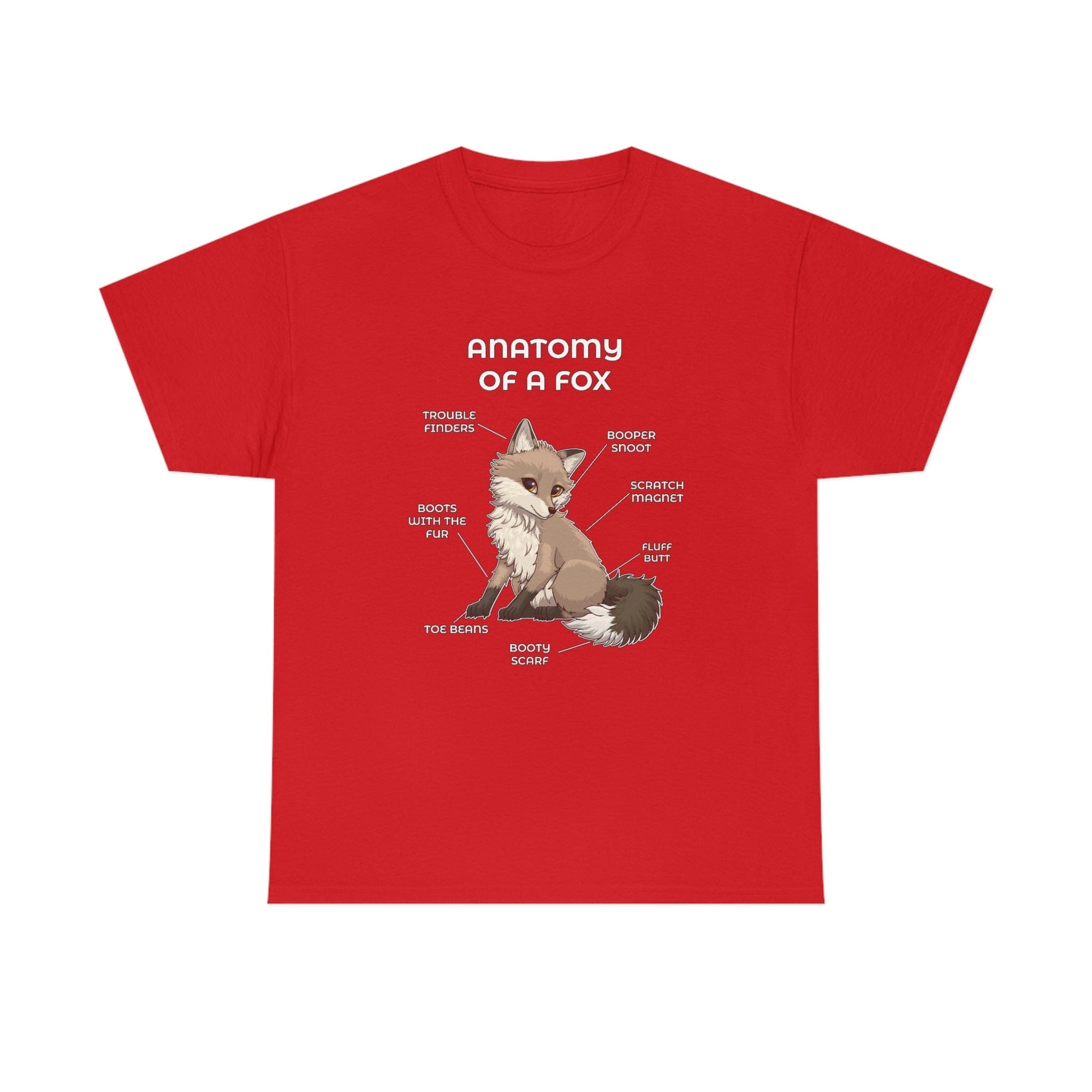 Fox Sand - T-Shirt T-Shirt Artworktee Red S 