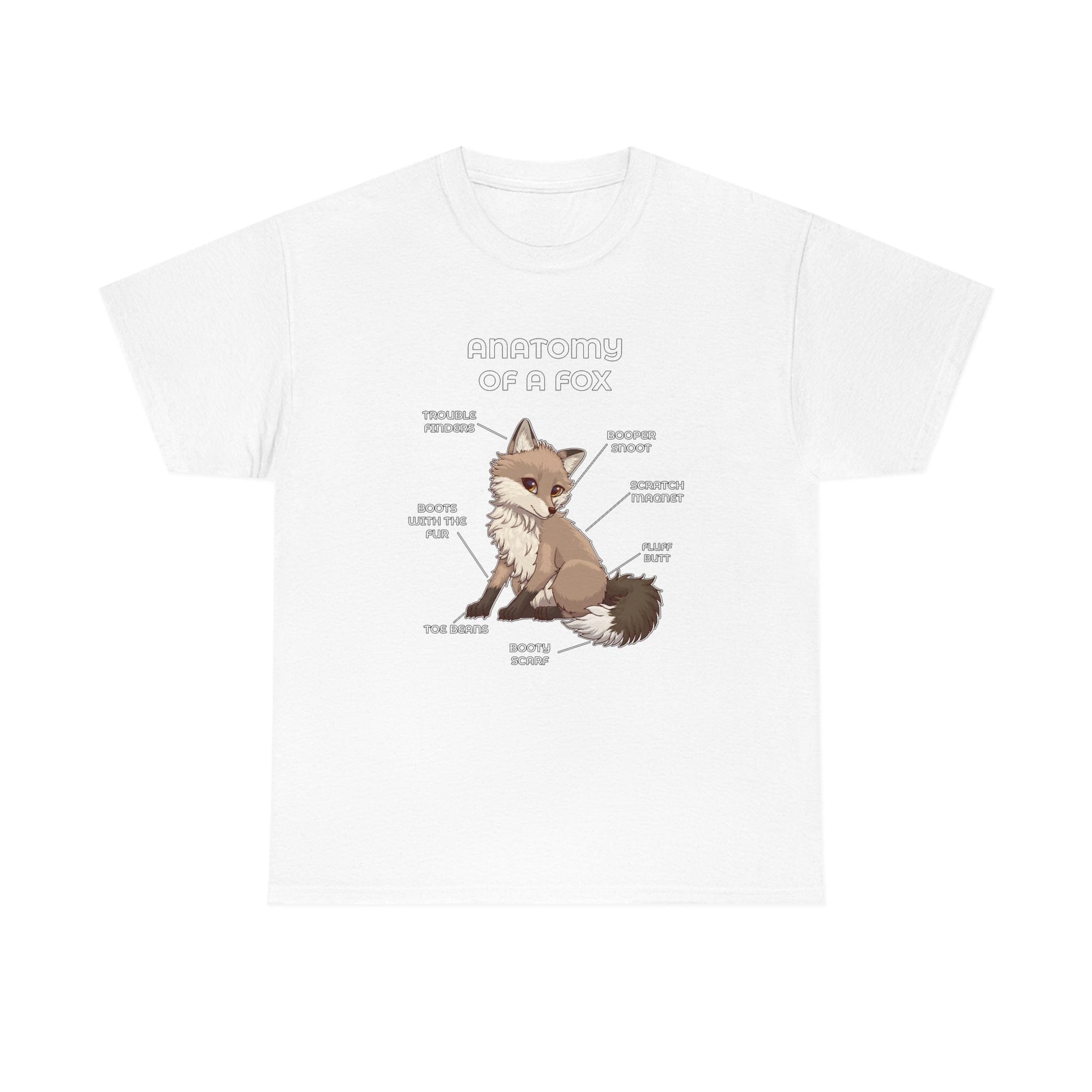 Fox Sand - T-Shirt T-Shirt Artworktee White S 