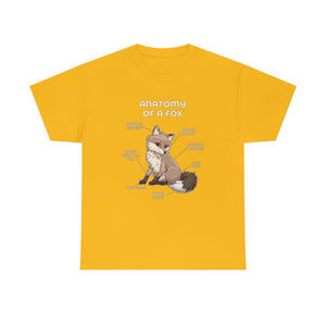 Fox Sand - T-Shirt T-Shirt Artworktee Gold S 