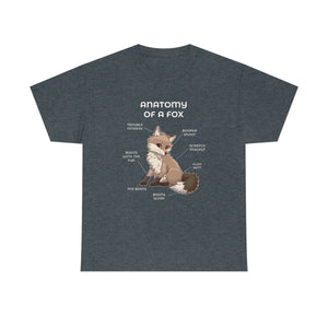 Fox Sand - T-Shirt T-Shirt Artworktee Dark Heather S 