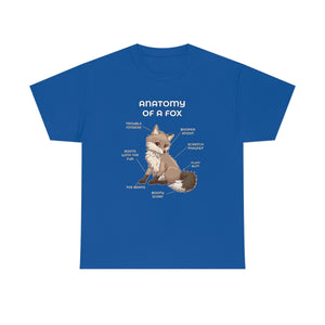 Fox Sand - T-Shirt T-Shirt Artworktee Royal Blue S 