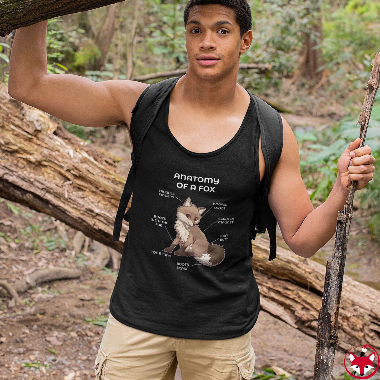 Fox Sand - Tank Top Tank Top Artworktee 
