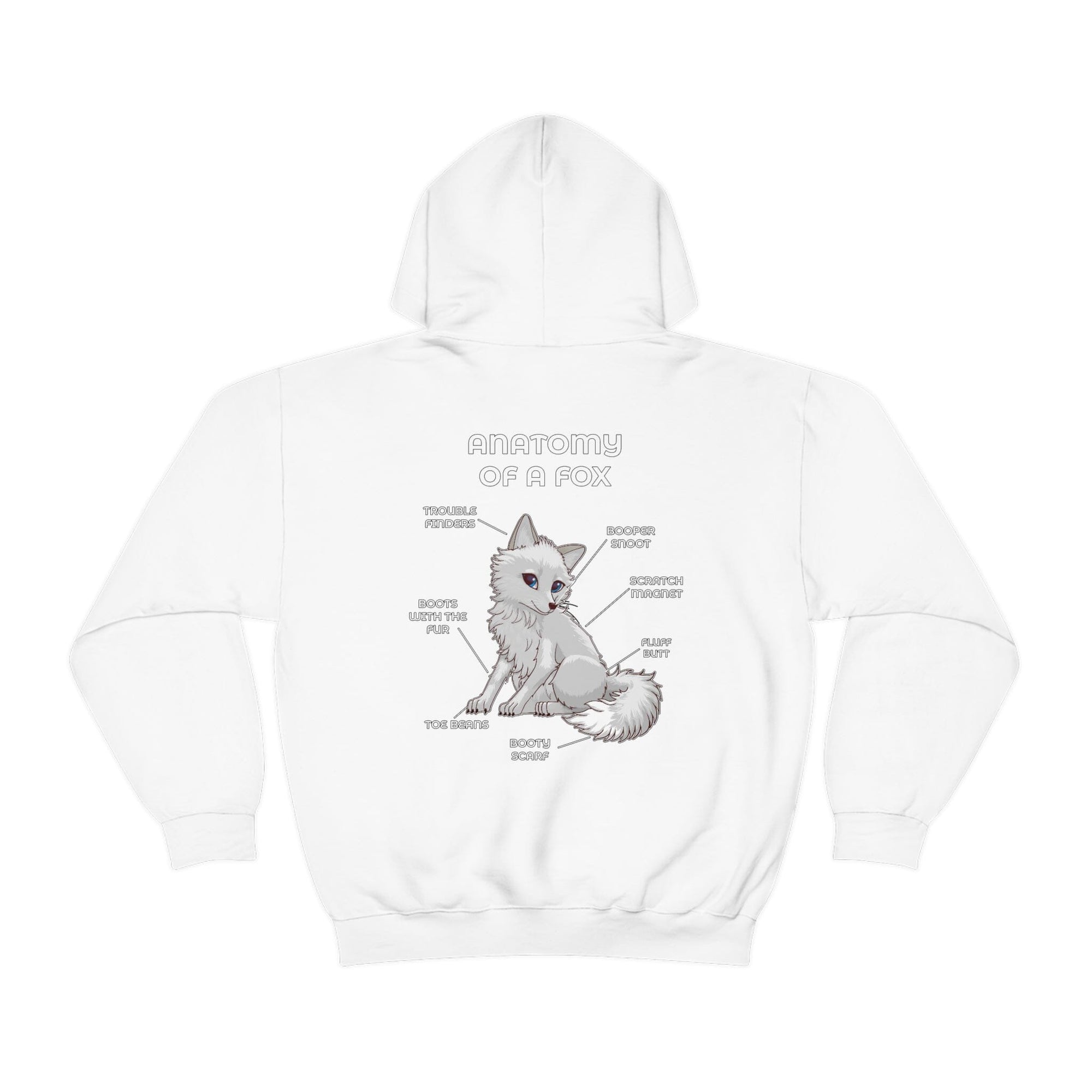 Fox White - Hoodie Hoodie Artworktee White S 