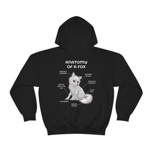 Fox White - Hoodie Hoodie Artworktee Black S 