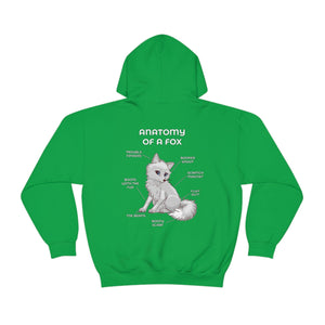 Fox White - Hoodie Hoodie Artworktee Green S 
