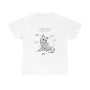 Fox White - T-Shirt T-Shirt Artworktee White S 