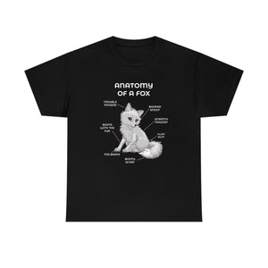 Fox White - T-Shirt T-Shirt Artworktee Black S 