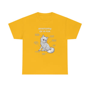 Fox White - T-Shirt T-Shirt Artworktee Gold S 