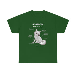 Fox White - T-Shirt T-Shirt Artworktee Green S 