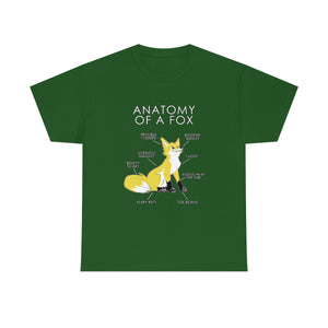 Fox Yellow - T-Shirt T-Shirt Artworktee Green S 
