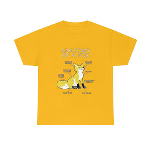 Fox Yellow - T-Shirt T-Shirt Artworktee Gold S 