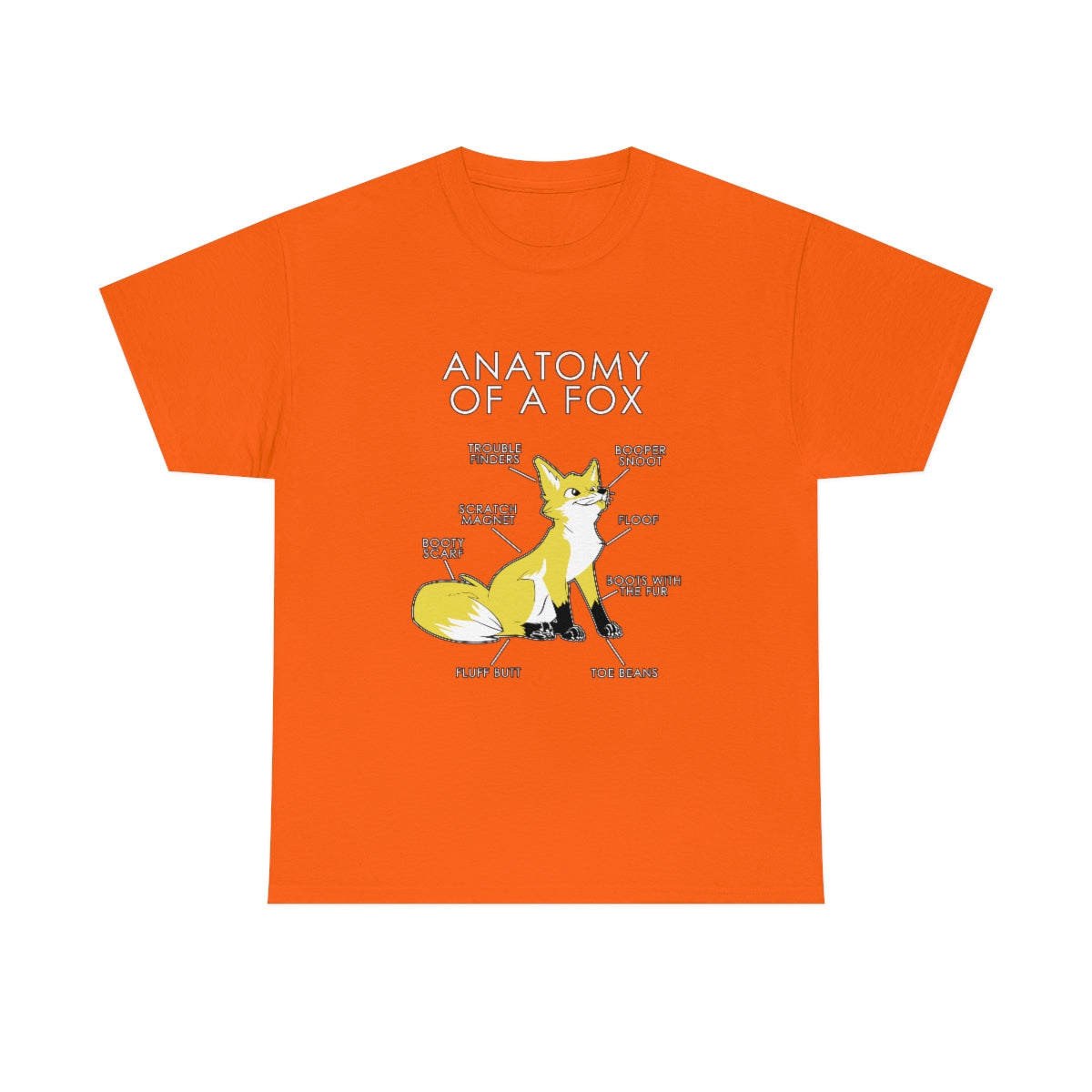 Fox Yellow - T-Shirt T-Shirt Artworktee Orange S 