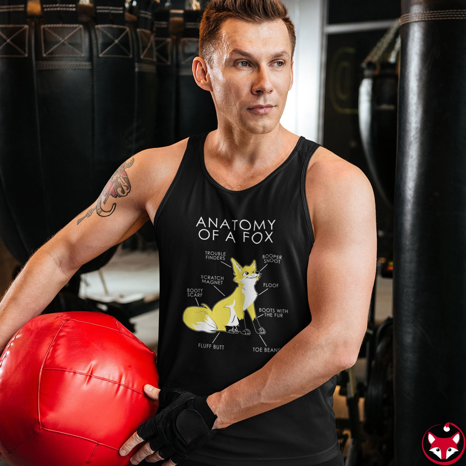 Fox Yellow - Tank Top Tank Top Artworktee 