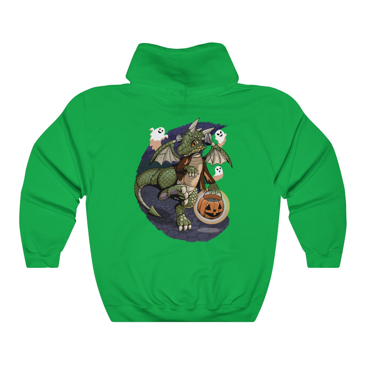 Frankenstein Dragon - Hoodie Hoodie Artworktee Green S 