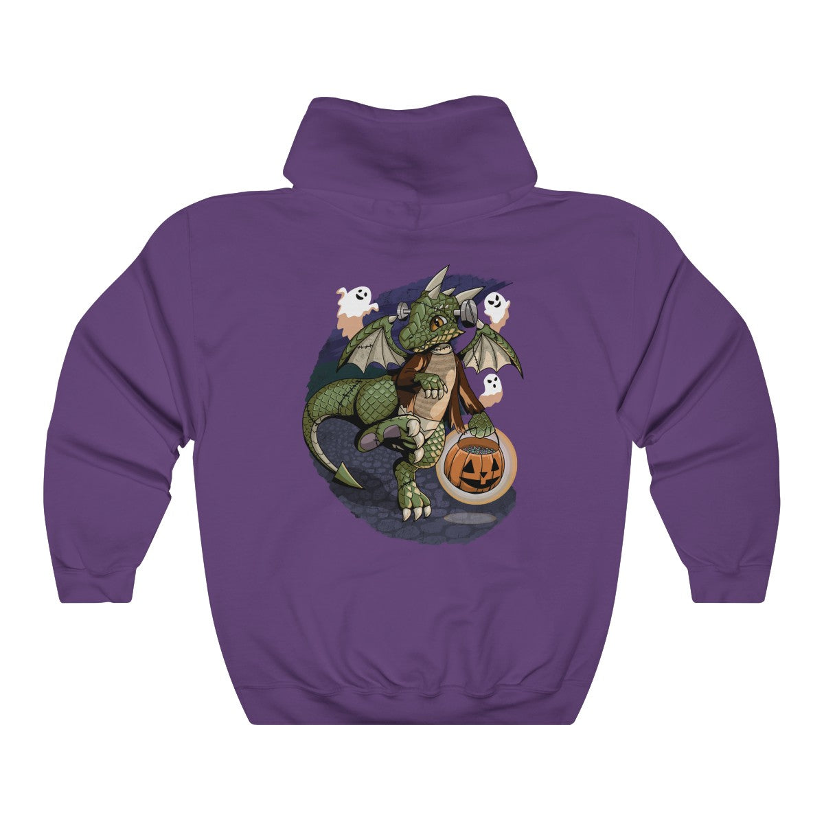 Frankenstein Dragon - Hoodie Hoodie Artworktee Purple S 