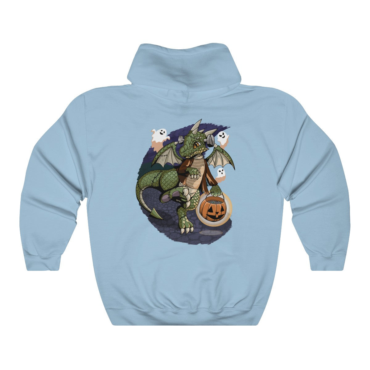 Frankenstein Dragon - Hoodie Hoodie Artworktee Light Blue S 