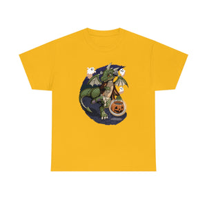Frankenstein Dragon - T-Shirt T-Shirt Artworktee Gold S 