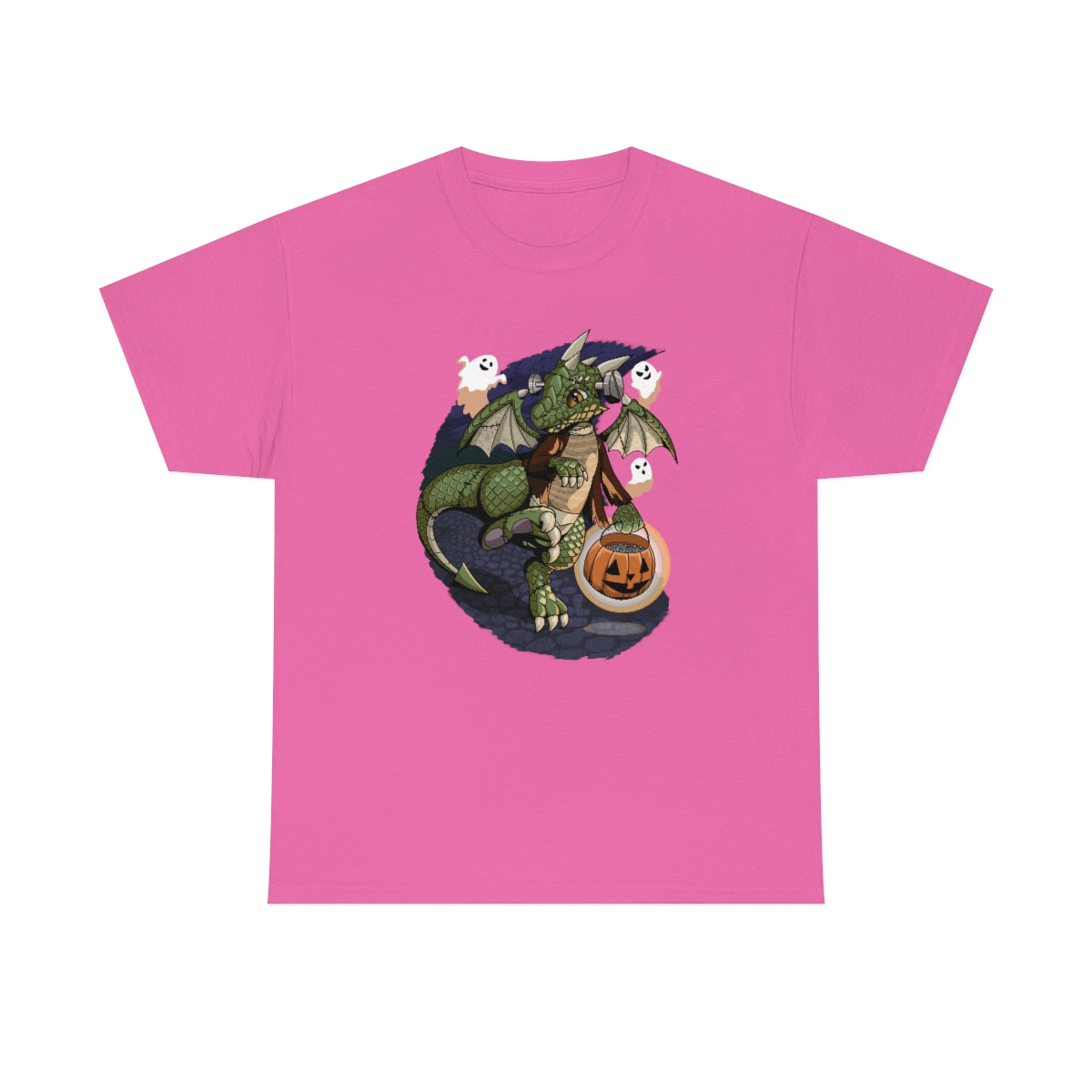 Frankenstein Dragon - T-Shirt T-Shirt Artworktee Pink S 