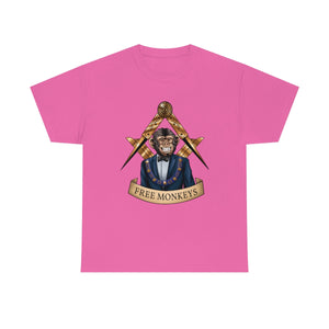 Free Monkeys - T-Shirt T-Shirt Artworktee Pink S 