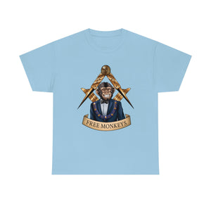 Free Monkeys - T-Shirt T-Shirt Artworktee Light Blue S 