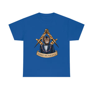 Free Monkeys - T-Shirt T-Shirt Artworktee Royal Blue S 