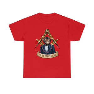 Free Monkeys - T-Shirt T-Shirt Artworktee Red S 