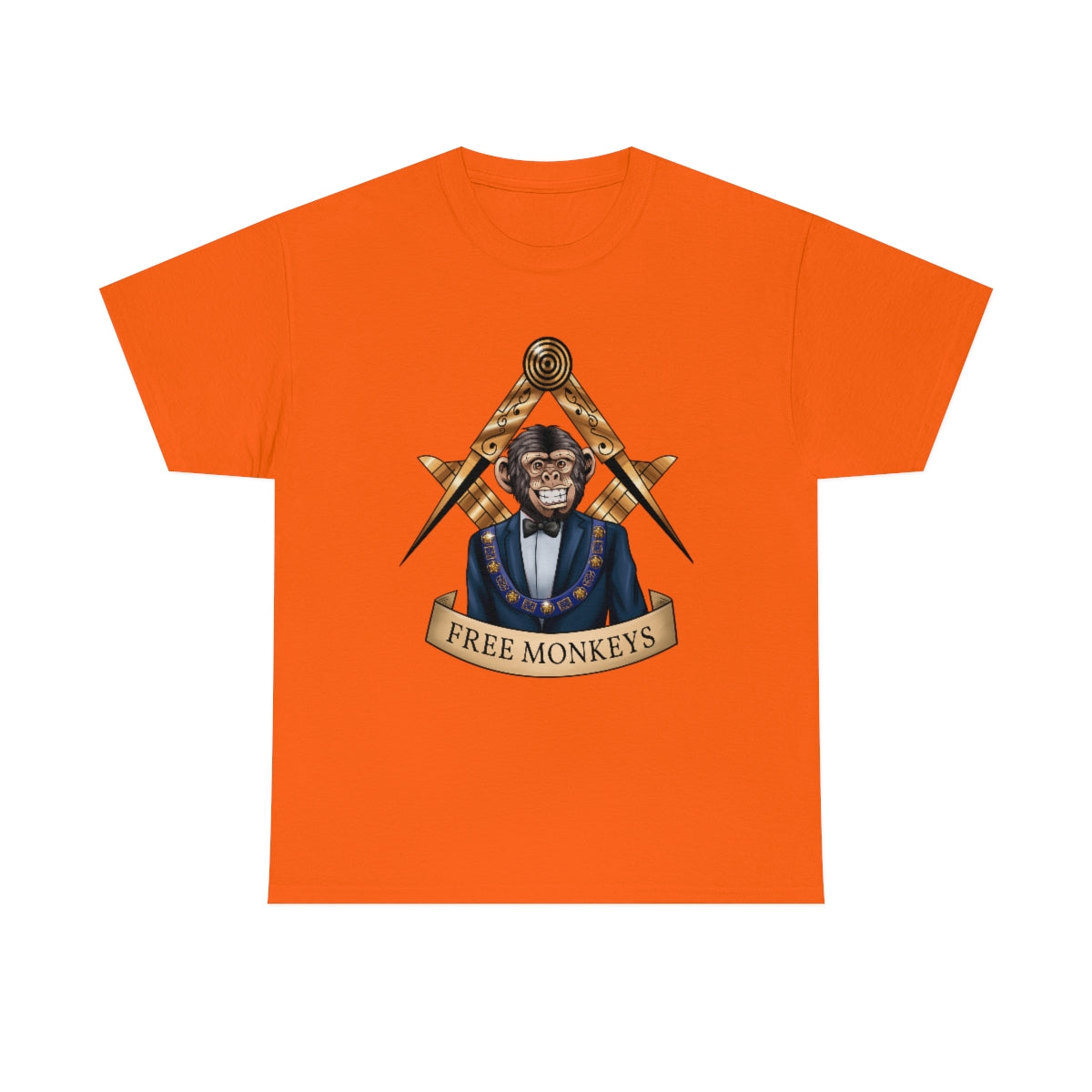 Free Monkeys - T-Shirt T-Shirt Artworktee Orange S 