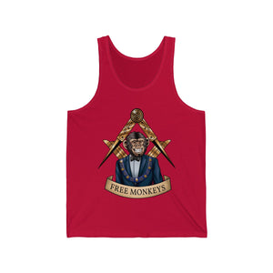 Free Monkeys - Tank Top Tank Top Artworktee Red XS 