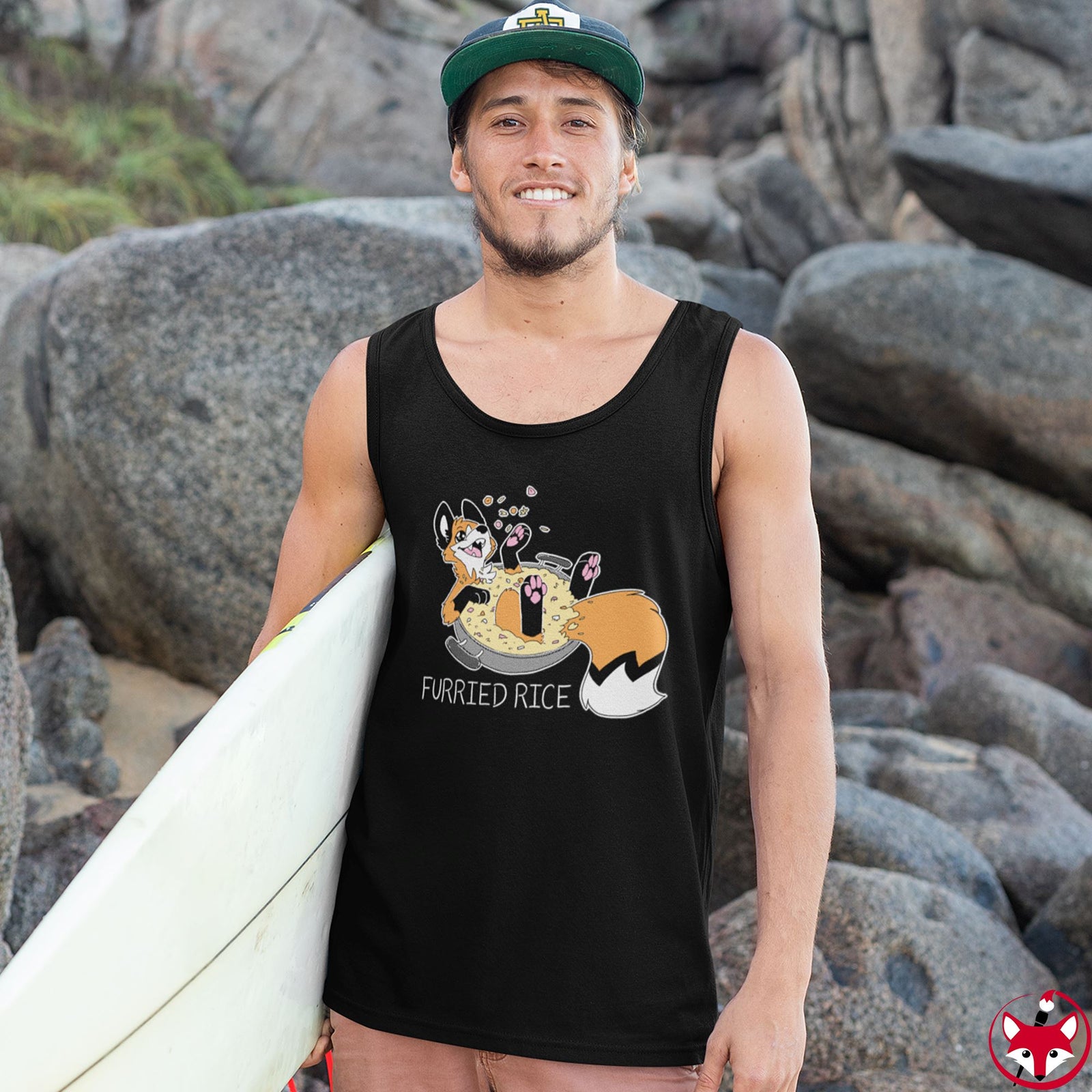 Furried Rice - Tank Top Tank Top Crunchy Crowe 