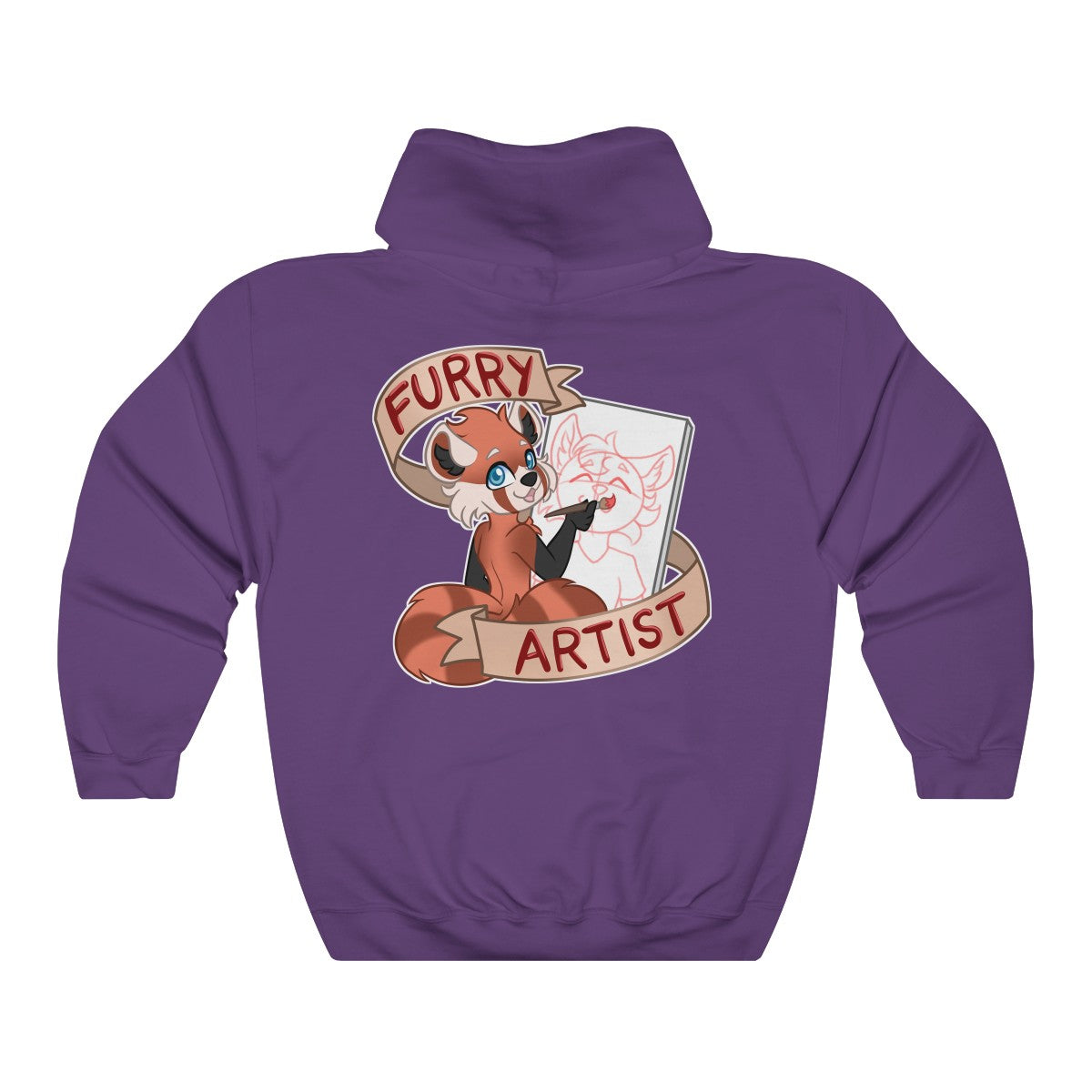 Furry Artist - Hoodie Hoodie Artworktee Purple S 