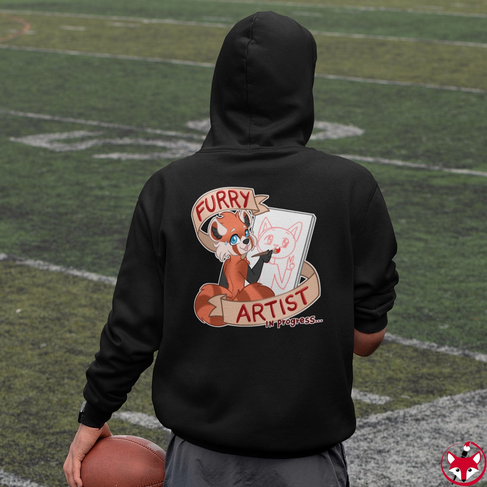 Furry Artist in Progress - Hoodie Hoodie Artworktee 