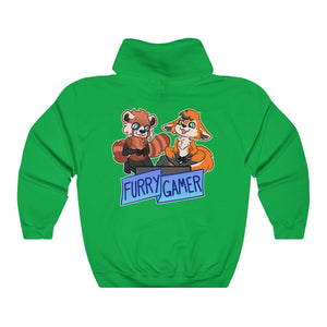 Furry Gamer - Hoodie Hoodie Artworktee Green S 